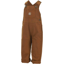 Carhartt Kid's CM8609 Washed Duck Bib Overall - Pojkar - 18 m?nader - Carhartt Brown