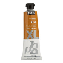 Tinta a óleo - PEBEO - Fine XL Studio - Estilo de grão (marrom) - 37 ml - Para expressão artística contemporânea