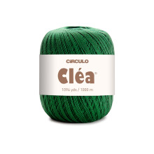 Hilo Circulo Clea - Hilo de crochet fino tama   o 10-8/2, perfecto para tejer - 100 % algod   n brasile   o mercerizado (paquete de 1 ovillo) - 5,3 oz