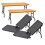 Lot de 4 tables cassables pour figurines de catch 1