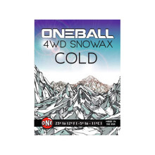 One Mfg 4WD Snowboard & Ski Wax Bar 65g Cera Oneball per neve fredda da -6   C a -15   C Profumo tropicale Senza fluoro