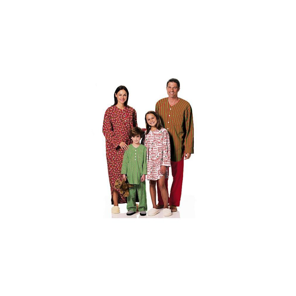 BUTTERICK PATTERNS B5433 Chemise de nuit et pantalon pour femme/homme/enfant/gar   on/fille Tailles enfant 3-4 5-6 7-8 10-12