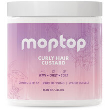 MopTop Curl Crema Gel pentru par fin, gros, ondulat ?i ondulat - Crema hidratanta anti ncre?ire Definitor de bucle ?i activator u?or cu Aloe Exc