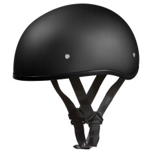 Motorcykelhjlm Half Skull Cap - Ltt och snygga prick godknda hjlmar fr vuxna - Perfekt fr mn och kvinnliga ryttare - Bekvmt och skert fi