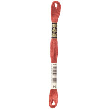 DMC 6-strand broderi bomuld floss m?rk koral