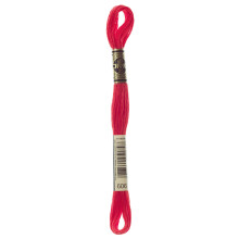 DMC 6-strand broderi bomuld floss lys orange r?d