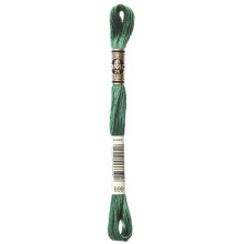 DMc 6-strengs broderi bomuld Floss julegr?n