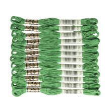 DMC 6-strand broderi bomuld flosser lys julegr?n