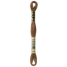 DMC 6 -strand broderi bomuld flosser meget m?rk tewter gr? - pakke med 12