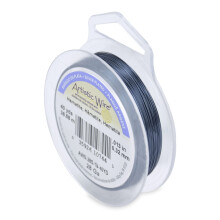 Muvszi huzal 28 Gauge ezstztt szennyezodsll sznes rz kzmuves huzal hematit 40 yd