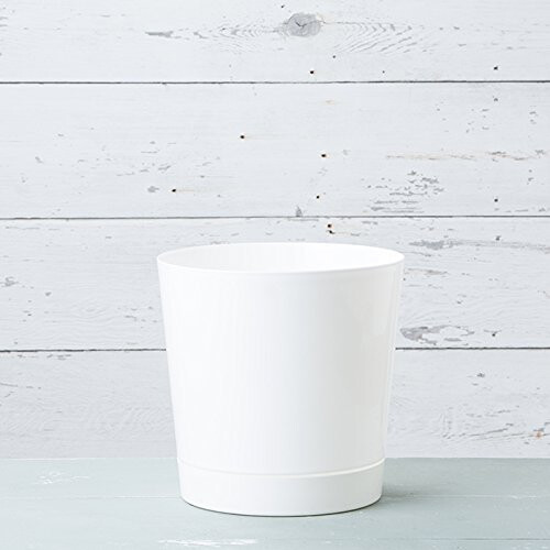 Vaso Cilíndrico Majestoso Profundo, Branco Brilhante, 14 Polegadas (10142) 2
