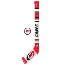 Set de Mini Palos de Hockey Suave NHL Carolina Hurricanes de Franklin Sports - Incluye Palo y Pelota