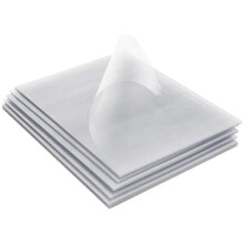 Trubindbindningsskydd fr rapporter och presentationer - Kristallklart PVC - 5 mil tjock - bokstavsstorlek - 8 1/2 tum x 11 tum - fyrkantiga hrn