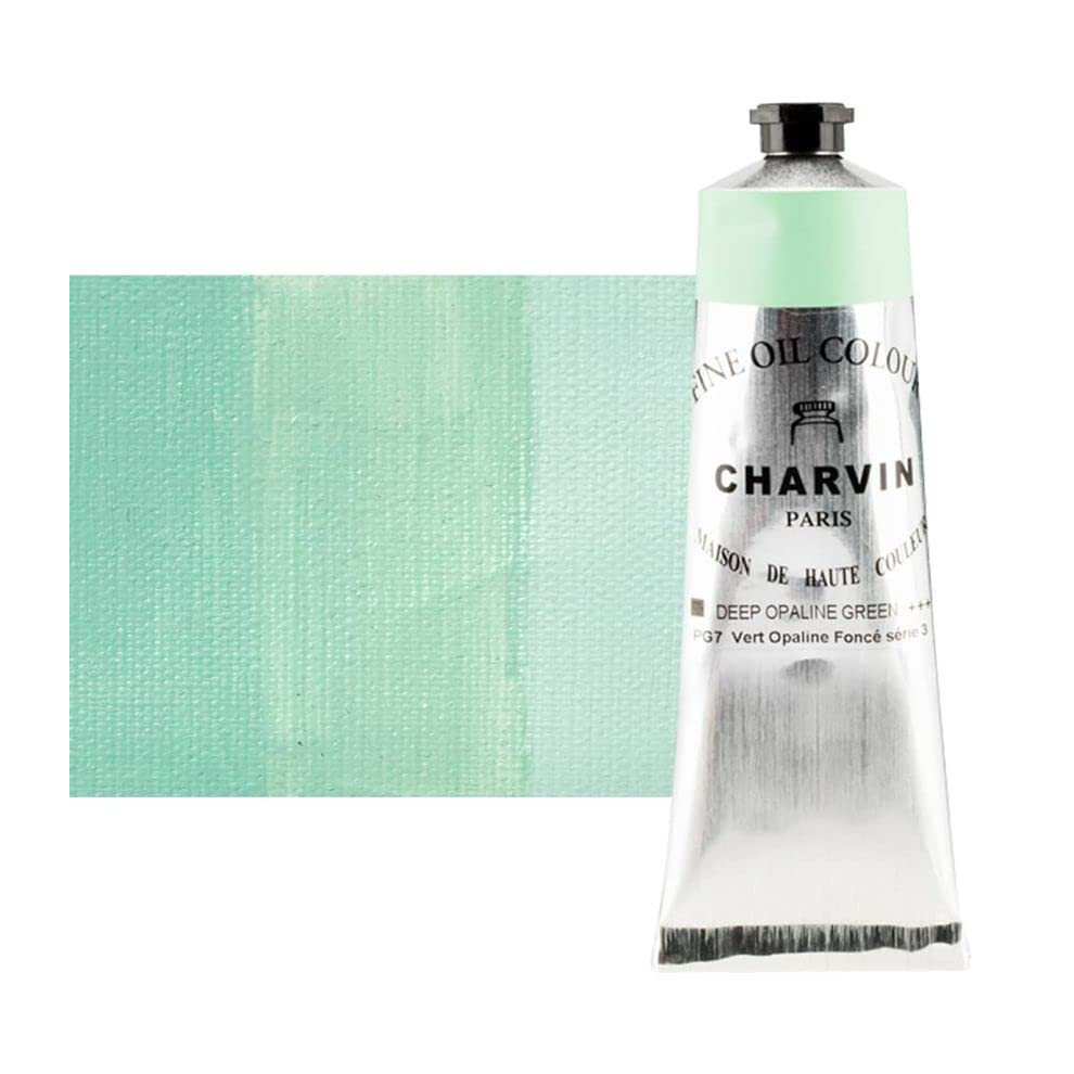 Colori A Olio Charvin Professional Artist Quality, Tonalit Naturali A Tema, Verde Opalino Intenso, 150 Ml-image