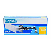 Rapid 23391100 1/4-Zoll 19 Serie Feindrahtklammern mit R19E und R23 5000 pro Box Grau