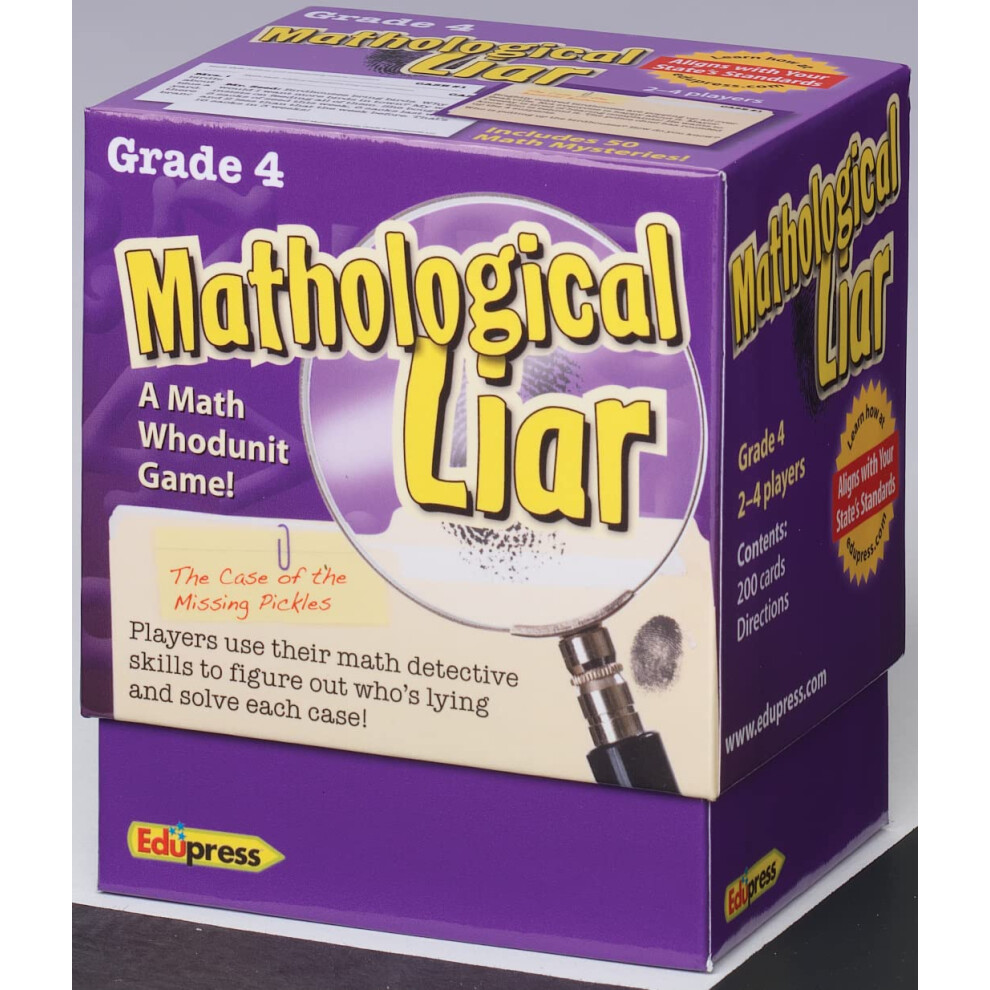 Mentiroso Matem Tico De Edupress, Grado 4-image