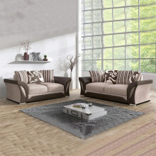(Beige & Brown, 3+2 seater) Modern Comfortable Corner sofa and sofa set