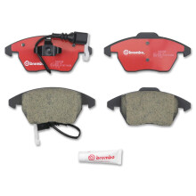 Brembo P85075N Premium Ceramic Front Disc Brake Pad Set Audi/Seat/Skoda/Spyker/VW/VW (FAW) OE# 1K0698151C
