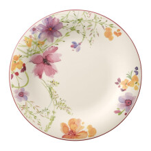 Villeroy & Boch Mariefleur Basic Round Gourmet Plate 11.75 in Premium Porcelain White/Multicolored