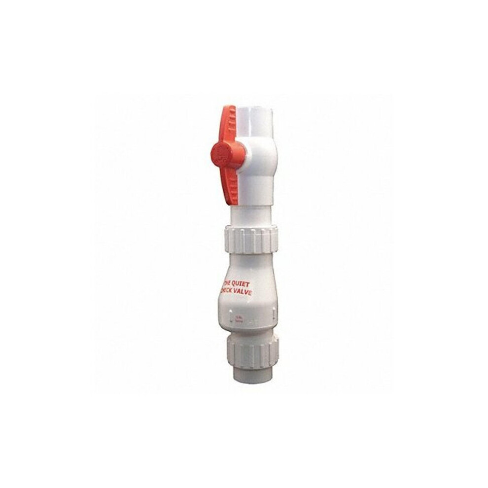 Photos - Tap / Valve / Fitting Silent Combo Check Valve with Ball Valve 1-1/2 White 30-0046