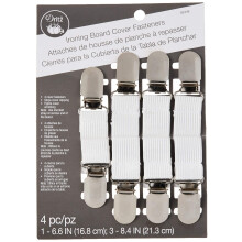 Dritz t?jpleje 82446 Strygebr?t d?kker fastg?relsesmidler (4-t?ller) Hvid