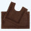 Homescapes (Chocolate) Homescapes Luxury Reversible Cotton Bath Mat Set 1