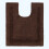 Homescapes (Chocolate) Homescapes Luxury Reversible Cotton Bath Mat Set 4
