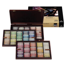 Estojo de pastéis - TALENS - 225 pastéis macios - Multicolorido - Ideal para adultos - Presente perfeito