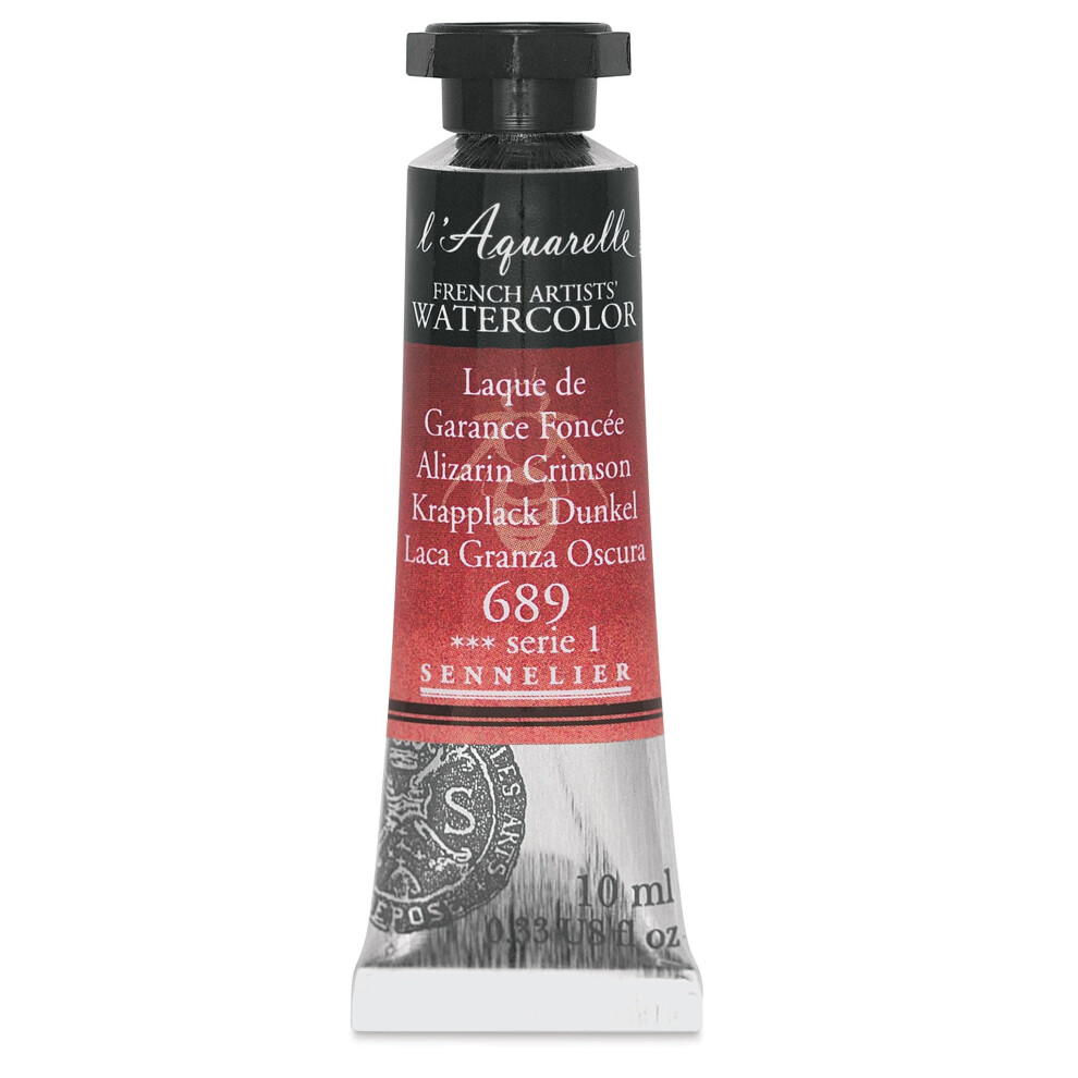 Sennelier L'aquarelle Artists Watercolor 10Ml Tube - Alizarin Crimson By Sennelier-image