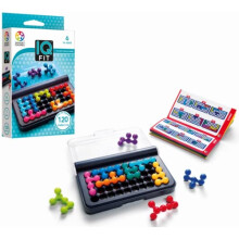 SmartGames IQ Fit — zabawna gra podróżnicza 3D dla dzieci w wieku od 7 lat do dorosłych, zawierająca 120 wyzwań