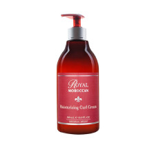 Royal Moroccan Curl Defining Cream fr frissigt frgbehandlat och lockigt hr | Fuktgivande arganolja stylingprodukt | (500 ml 16,9 oz)