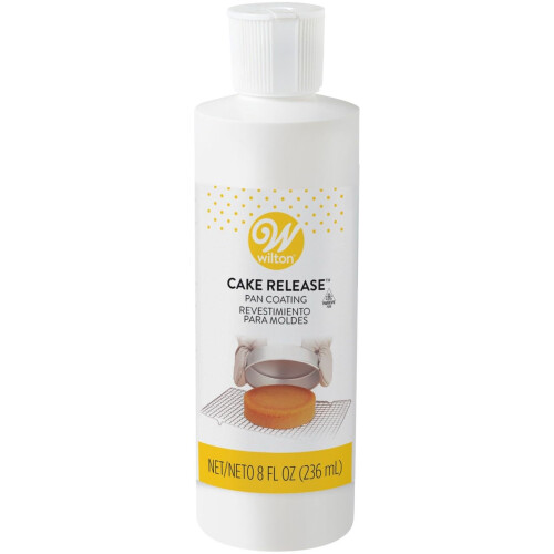 Wilton Cake Release Pan Non-Stick Coating 8 FL. oz