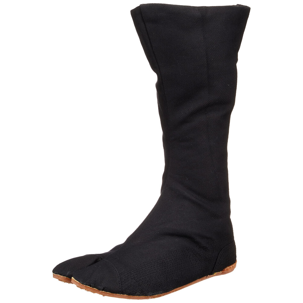 (26.0 Jp / 8 Us Men) - Rikio Fighter Shimebuto Black Jikatabi (Wide Calf Outdoor Tabi)-image