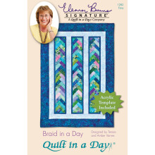 Quilt an einem Tag Eleanor Burns Muster Zopf an einem Tag