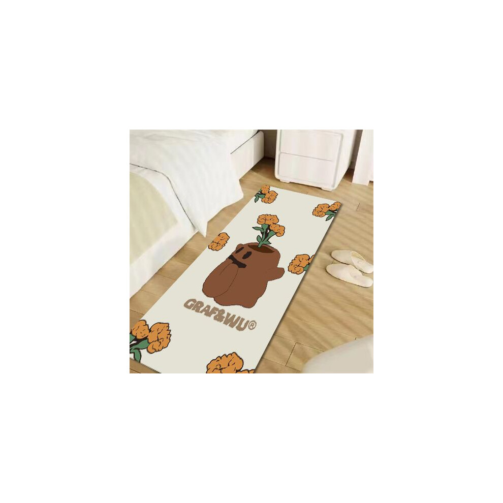 (A10, 100X150cm 39.3X59in) original brand cute ghost flower ghost rectangular creative cute bedside blanket imitation cashmere thickened anti-drop