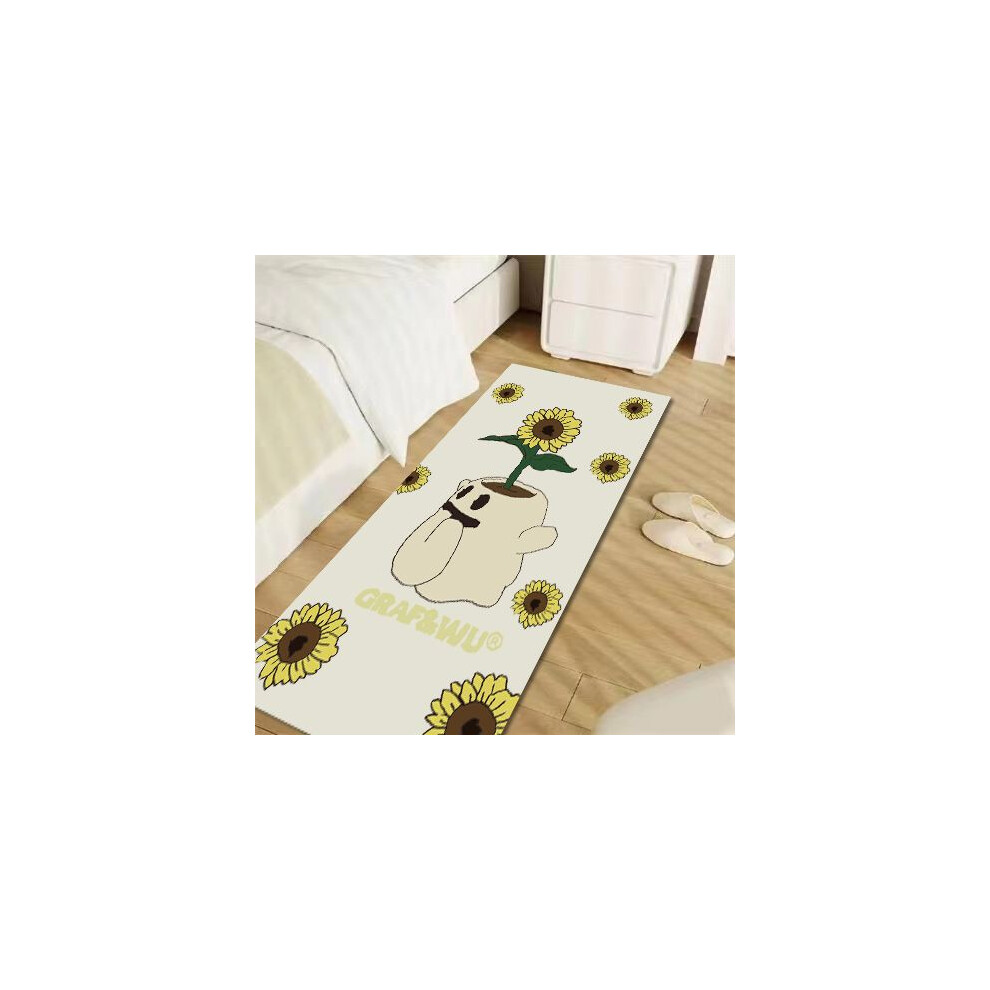 (A-16, 60X90cm 23.6X35.4in) original brand cute ghost flower ghost rectangular creative cute bedside blanket imitation cashmere thickened anti-drop