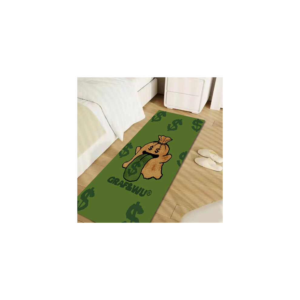(A-19, 50X80cm 19.7X31.5in) original brand cute ghost flower ghost rectangular creative cute bedside blanket imitation cashmere thickened anti-drop