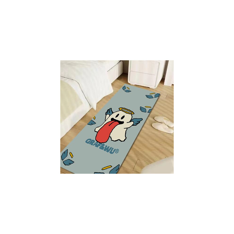 (A-20, 50X80cm 19.7X31.5in) original brand cute ghost flower ghost rectangular creative cute bedside blanket imitation cashmere thickened anti-drop