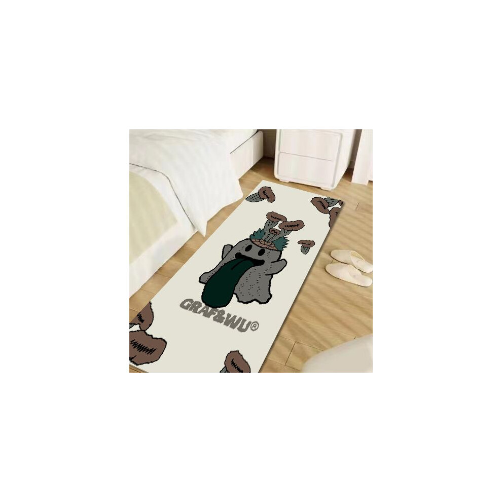 (A-5, 50X80cm 19.7X31.5in) original brand cute ghost flower ghost rectangular creative cute bedside blanket imitation cashmere thickened anti-drop