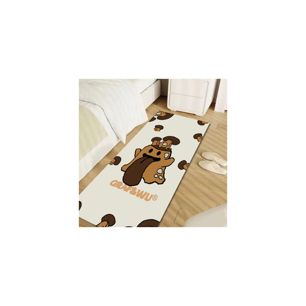 (A-7, 100X150cm 39.3X59in) original brand cute ghost flower ghost rectangular creative cute bedside blanket imitation cashmere thickened anti-drop