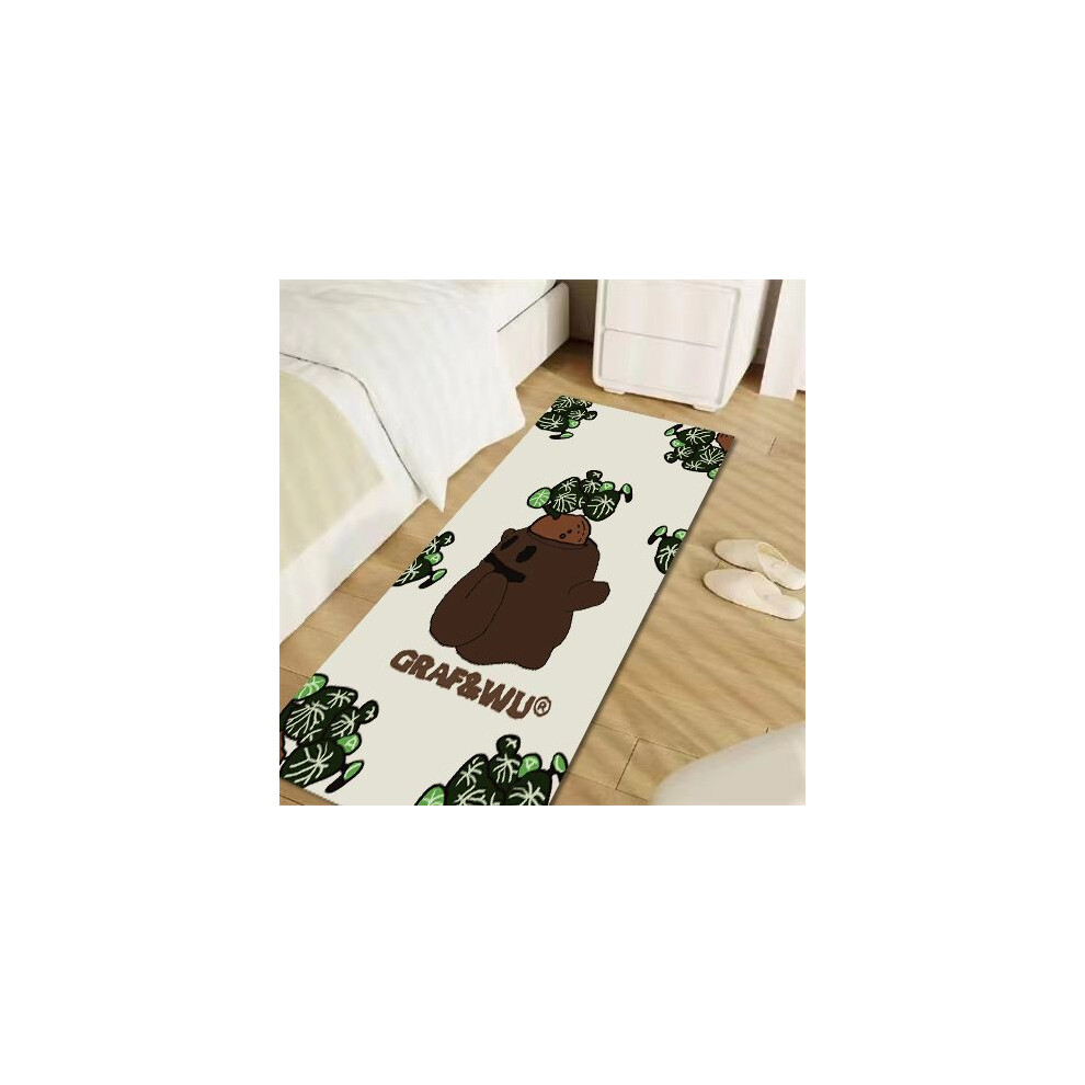 (A-9, 60X90cm 23.6X35.4in) original brand cute ghost flower ghost rectangular creative cute bedside blanket imitation cashmere thickened anti-drop