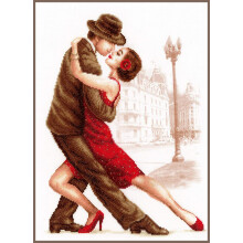 Vervaco Kreuzstichset, bedruckt, Tempting Tango, 28,4 x 38,1 cm