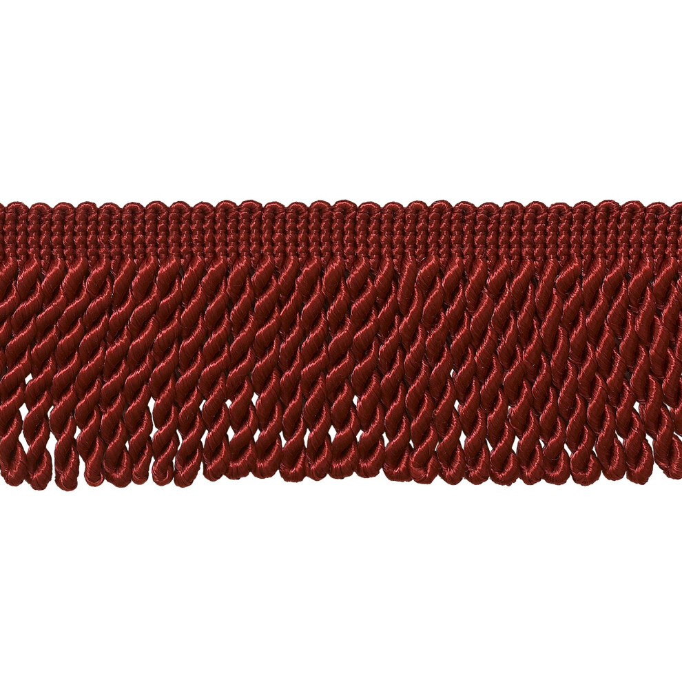 2 12 6 cm lange Bullion Fringe Trim Stijl # EF25 kersenrood # E13 donker karmozijnrood Verkocht per meter 363 ft09m