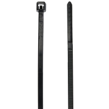 Panduit PLT1M-M0 -nippuside, miniatyyri, s nkest v , nailon, 6,6 mm, pituus 3,9 tuumaa, musta (1 000 kpl)