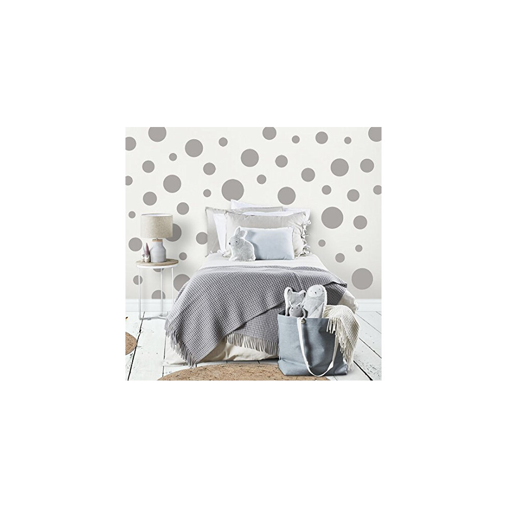 Polka Dot Wall Decals 63 Girls Room Wall Decor Stickers Wall Dots Vinyl Circle Peel & Stick Diy Bedroom Playroom Kids Room Baby Nursery Toddler T Create-A-Mural