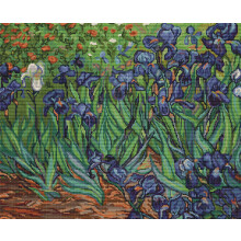 Lucas Kreuzstich-Set Van Gogh Iris-Motiv