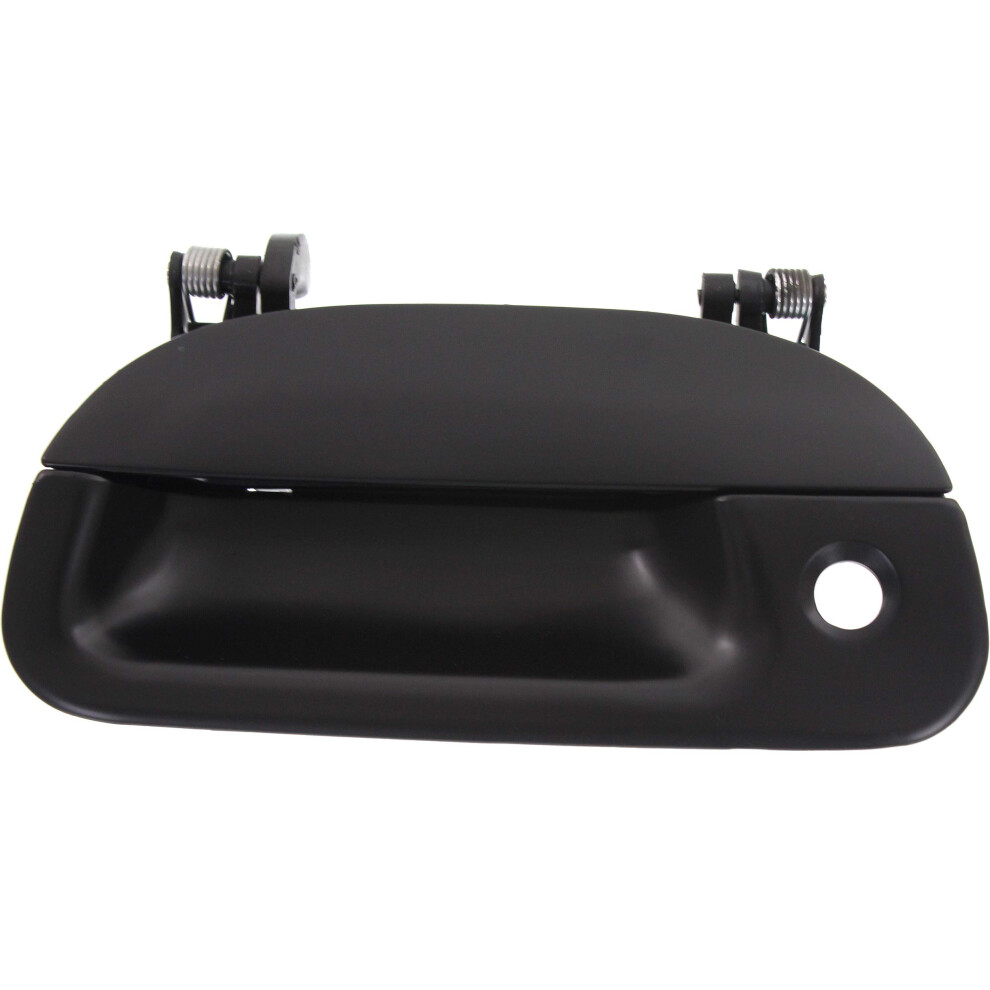 Evan Fischer Tailgate Handle Compatible With 2004 Ford F-150 Heritage 1997-1999 F-250 1997-2004 F-150 2001-2005 Explorer Sport Trac With Key Black 195975863528