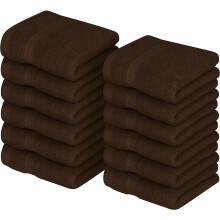 Asciugamani Utopia [Set da 12 salviette di qualit    premium (30,5 x 30,5 cm)] 100% cotone filato ad anello, altamente assorbenti e morbidi, essenz