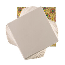 Fabriano Medioevalis Losse kaarten 100/pak. 12,1 cm x 12,1 cm, wit (71-63426)