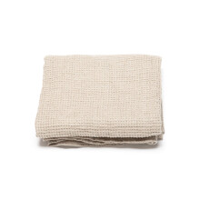 LinenMe Wafer Waschlappen 12x12 Natur